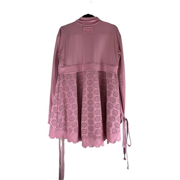 PUMA X FENTY BY RIHANNA Eyelet Jacket in Bridal Rose Size 0 - Picture 6 of 8
